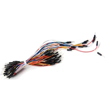 65pcs/lot Jump Wire Cable Male to Male Jumper Wire for Arduino Breadboard