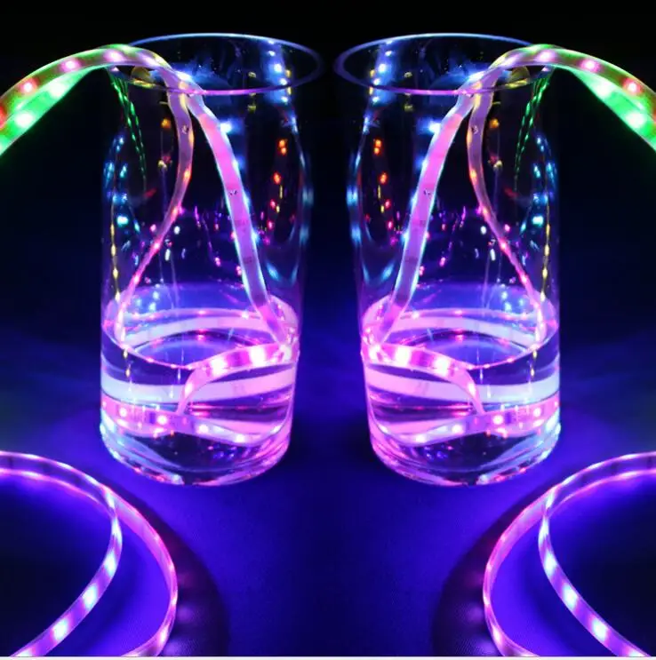 

IP67 Waterproof DC12V 5m SMD 5050 RGB LED strip light Flexible tape rope Swimming Pool underwater light outdoor lighting lamp