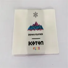 Персонализированная Одежда Этикетка тканая нашивка для детской одежды