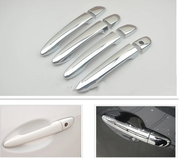 

FUNDUOO For Scion iA for Toyota Yaris iA 2013 2014 2015 2016 2017 Car Door Handle Cover Trim Sticker Free Drop Shipping