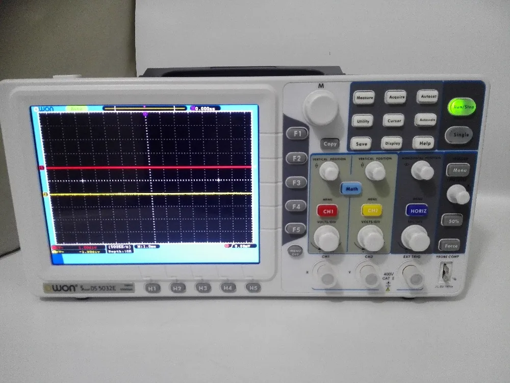 OWON SDS5032E 2-канальный цифровой Настольный осциллограф 30 МГц 250 MSa/s 10 K ОЧКИ 8 бит