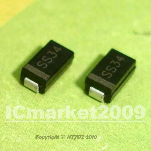 Jual SS34 3A 40V Diode 1N5822 Dioda Schottky 3 A 40 V SMD DO-214AC - Kota Depok - Toko Aisyah24
