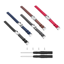 Натуральная кожа ремешок для наручных часов, ремешок на запястье для часы Garmin vivosmart HR+ подход X10 X40 gps гольф часы сменный ремешок для часов с инструментами