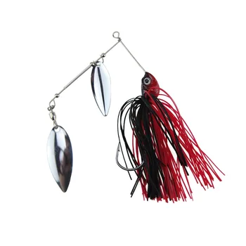 

Runature Metal Fishing Lure Spinner Spoon Buzzbait Spinning Bait Sequins bait Artificial Bait for Bass Fishing Pike Wobblers
