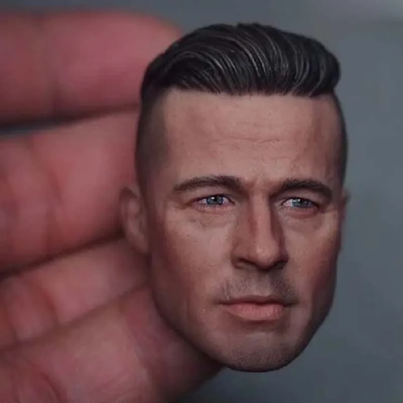 Mnotht 1:6 Scale Fury Brad Pitt Sculpt THREEQ MG002 мужской солдат резьба по головке модель игрушек