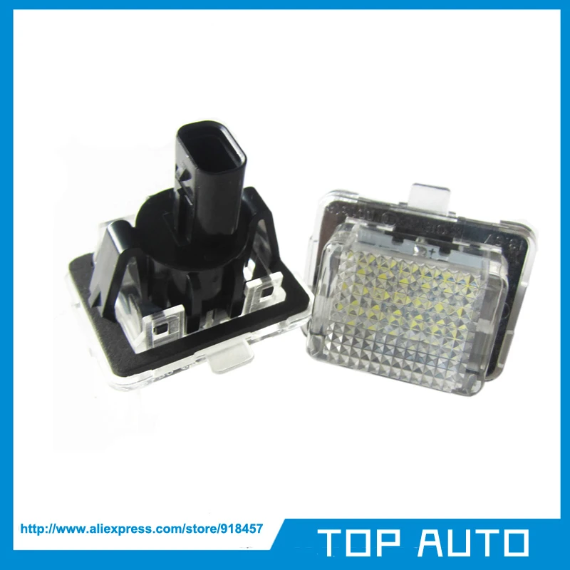 

2Pcs Error Free LED Number License Plate Light Kit for 2012-2014 Mercedes Benz W204 W212 W166 W231