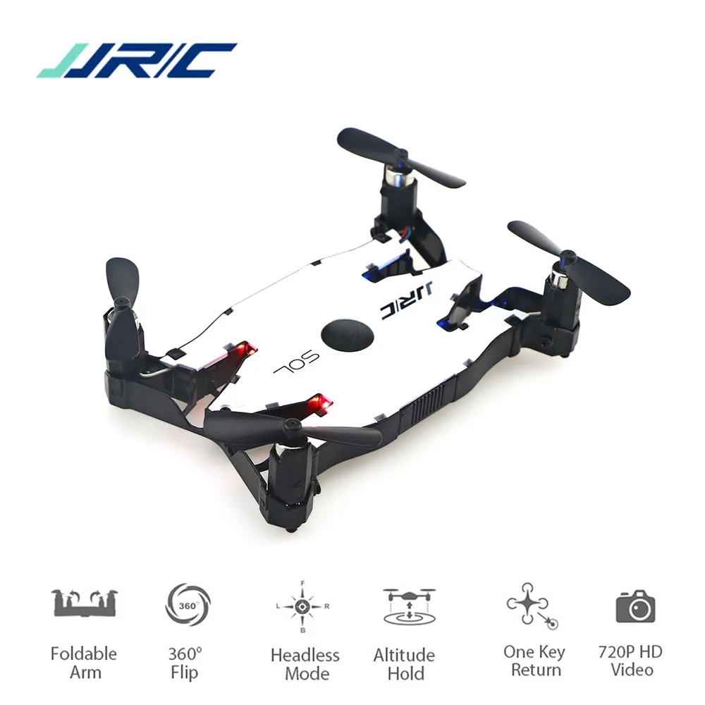 JJR/C JJRC H49 RC Drone SOL Ultrathin Wifi FPV Selfie Drone 720P Camera Auto Foldable Arm Altitude Hold RC Quadcopter VS H37 H47