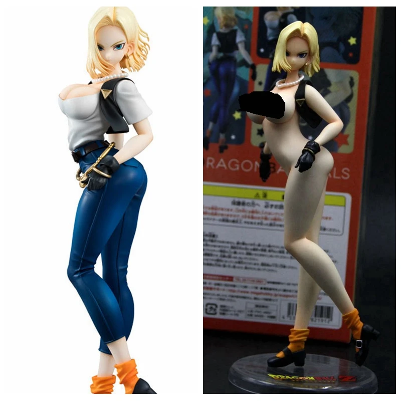 

19cm Anime Dragonball Z Android No.18 Lazuli Bulma Playart Kai Collection Sexy Toy Doll DBG Model Brinquedos Figurals Gift
