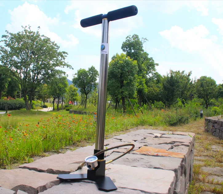 

Best Seller 310bar/4500PSI/31Mpa High Pressure Air Rifle Pump 3 Stage Hand Pump Air Gun Pump for High Pressure Tires