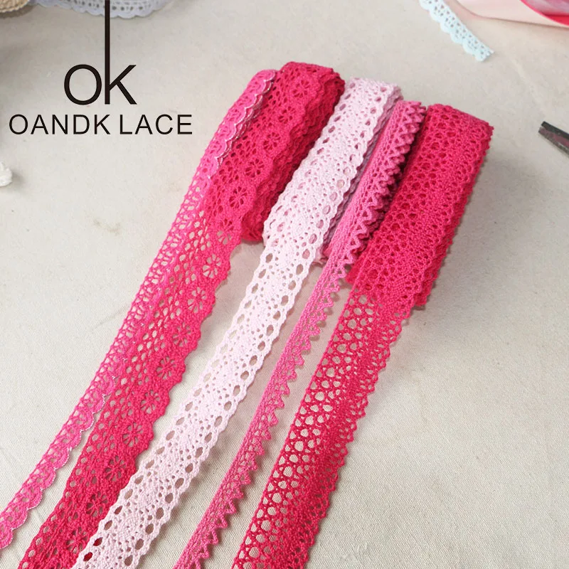 Lace Fabric 5 yard 25MM for Home Decoration Garment Accessories Home Textile Materials DIY Manual