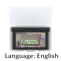 

32 Bit Video Game Cartridge Pokemonn Clover Console Card US Version English Language Support Drop Shipping