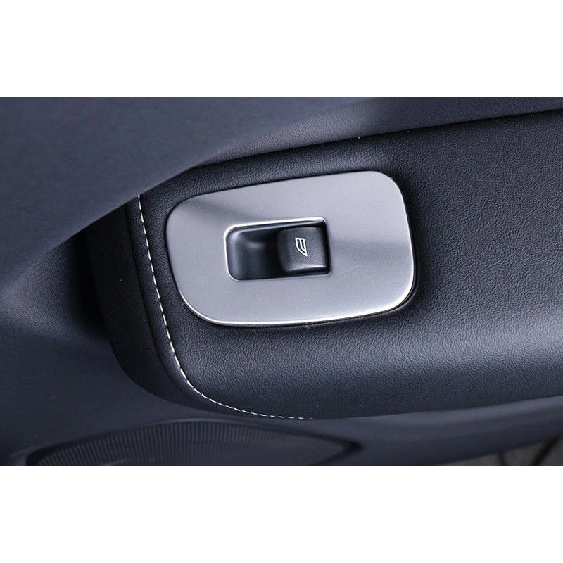 1set Steel Interior Door Window Lift Regulator Cover Trim for Volvo XC60 2018