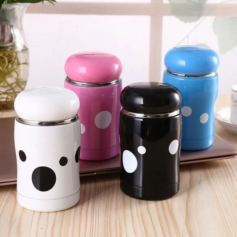 

Creative Cartoon Stainless Steel Cup Mushroom Cup Children's Warm Water Cup
