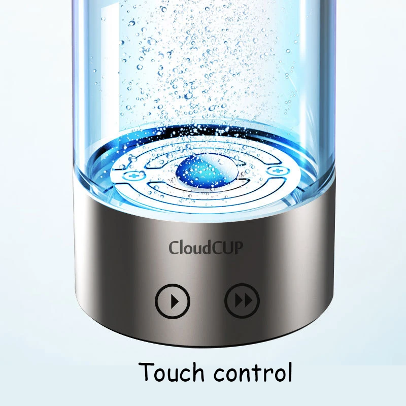 Hydrogen-rich Water Cup Water Ionizer Maker/Generator Touch Control Anti-aging Anti-fatigue ORP Healthy Smart Bottle 480ml Hydrogen-rich Water Cup Water Ionizer Maker/Generator Touch Control Anti-aging Anti-fatigue ORP Healthy Smart Bottle 480ml