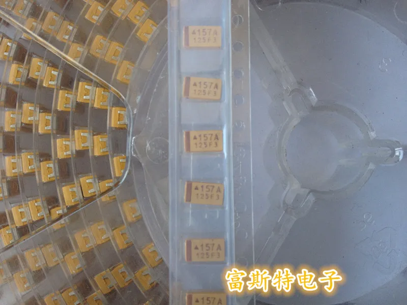100PCS/LOT SMD Tantalum Capacitor 157A 150UF 10V C Type 6032 10% Yellow | Электронные компоненты и принадлежности
