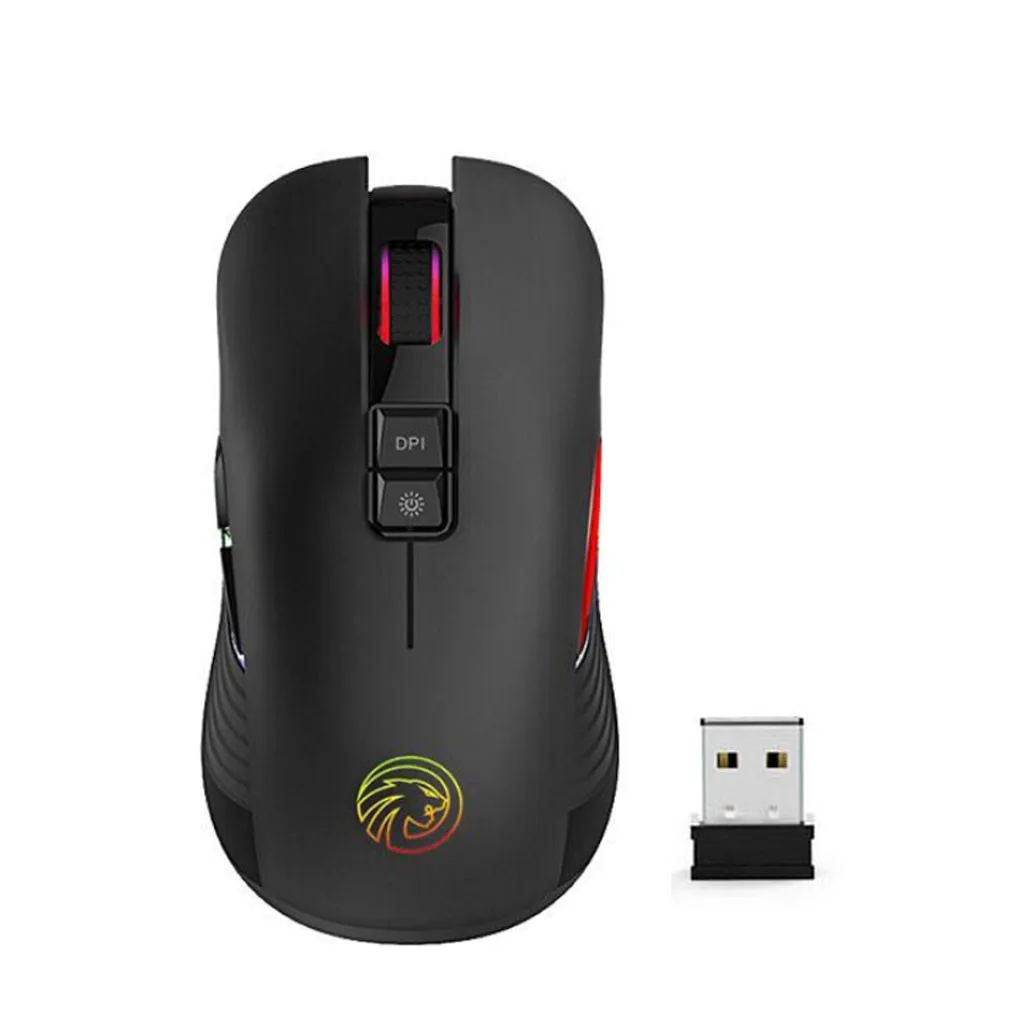 Беспроводная игровая мышь VOBERRY M600 2 4 ГГц 7 портативных кнопок для ноутбука