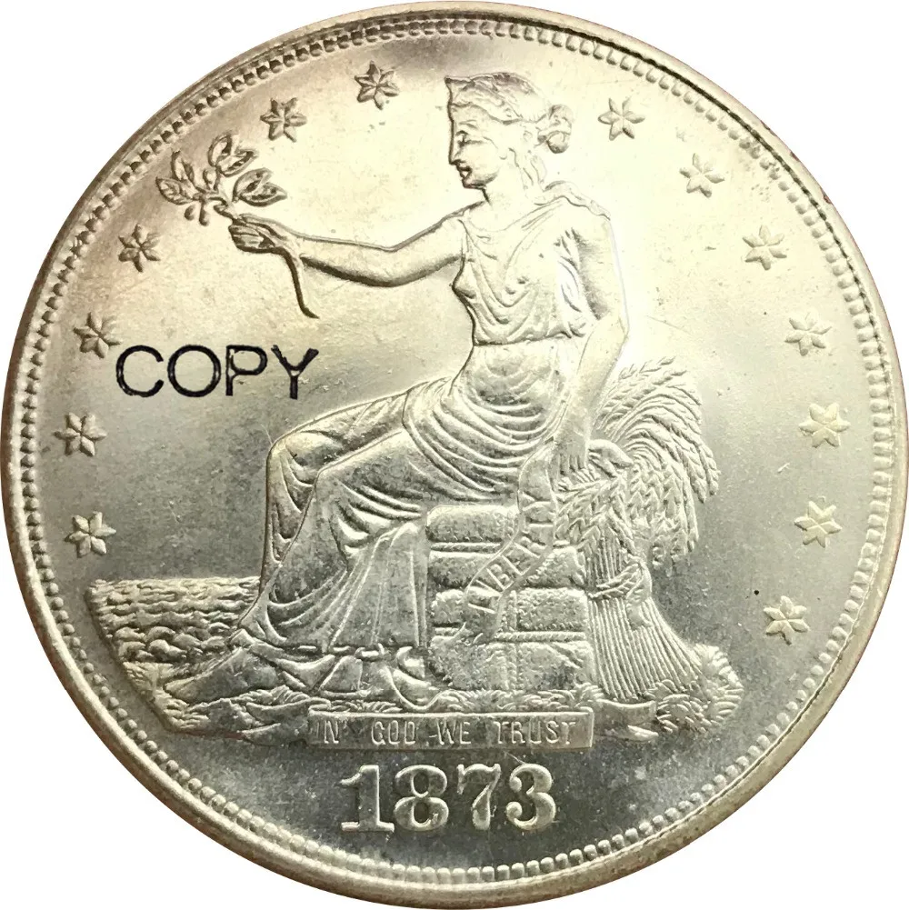 Соединенные Штаты Америки сидя свобода 1873 куб. См 1 один доллар обмена долларами