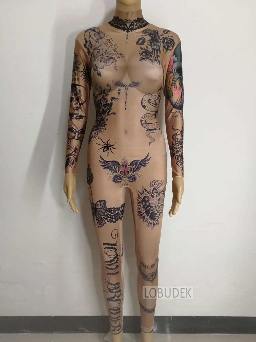 Female Nude And Tatooed