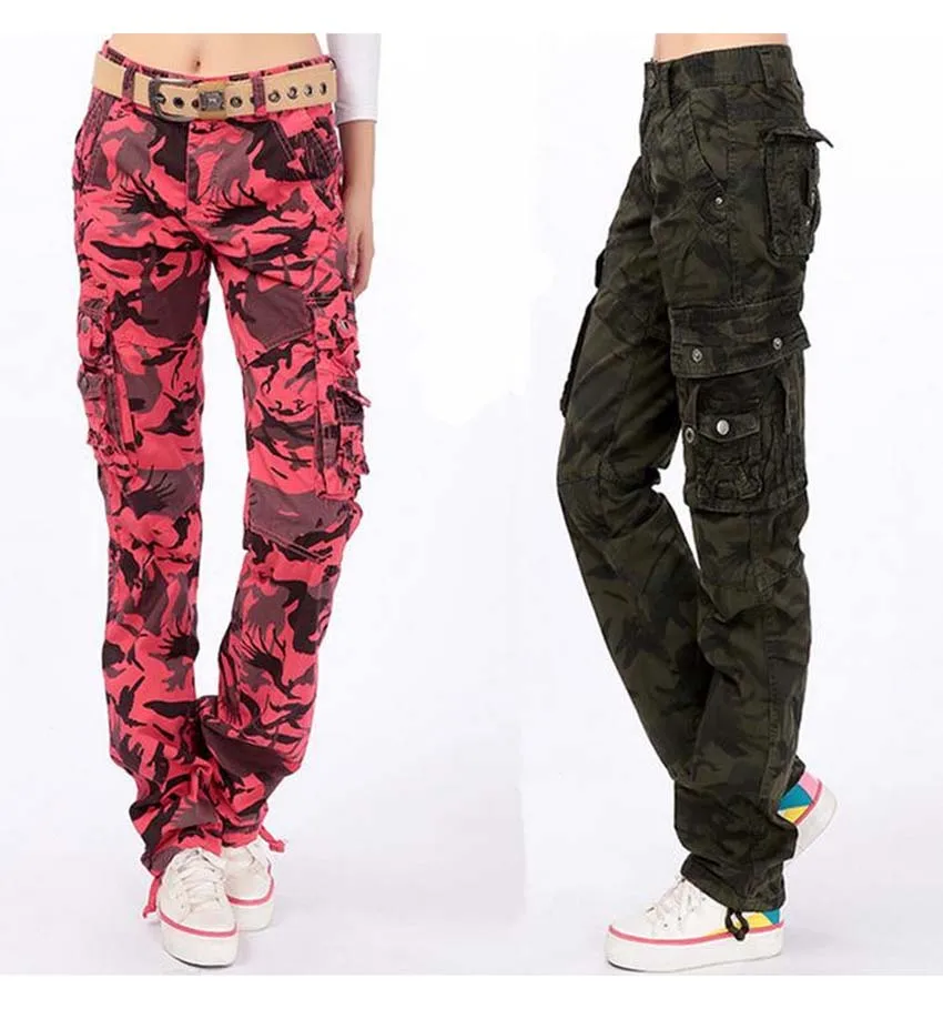 printed cargo pants