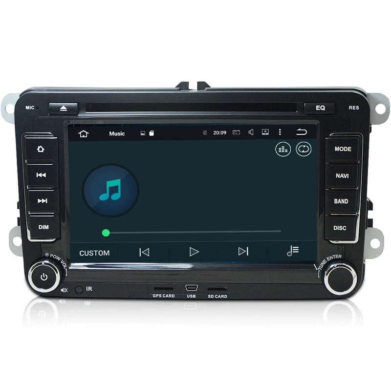 Top Android 9.0 octa core Car DVD GPS For VOLKSWAGEN skoda POLO GOLF PASSAT CC TIGUAN TOURAN Bora Caddy transporter radio navigation 14