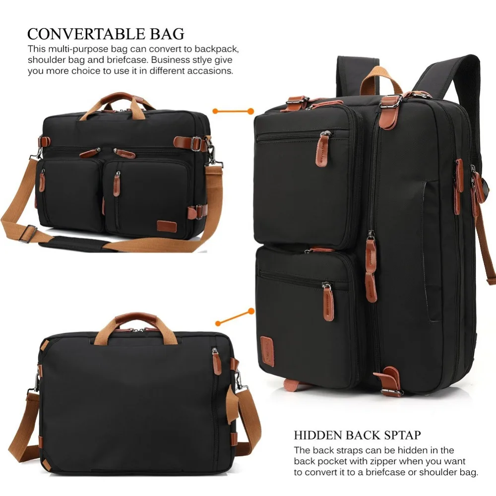 Сумка, деловой портфель, рюкзак, рюкзак-трансформер, сумка для ноутбука 15 17 17,3 дюймов, сумка для ноутбука, сумка через плечо, чехол для ноутбука
