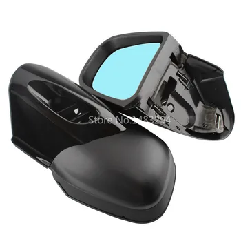 

Black Motorcycle Fairing Mount Side Mirrors With LED Turn Signal Lights For BMW K1200 K1200LT 99-08