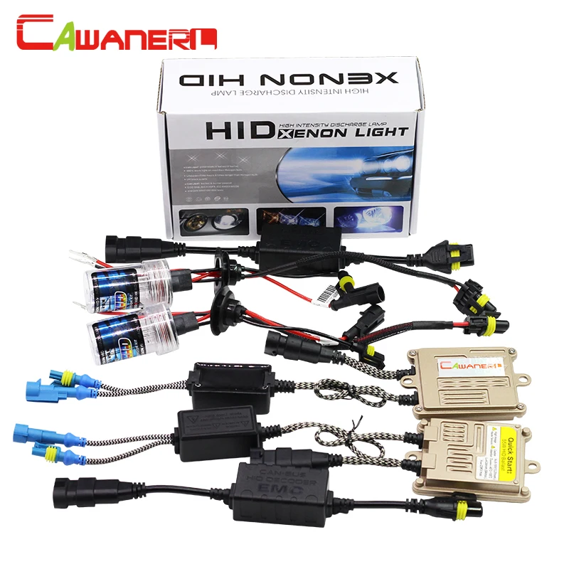 Cawanerl H1 H3 H7 H8 H9 H11 880 881 9005 9006 55W Canbus HID Xenon Kit