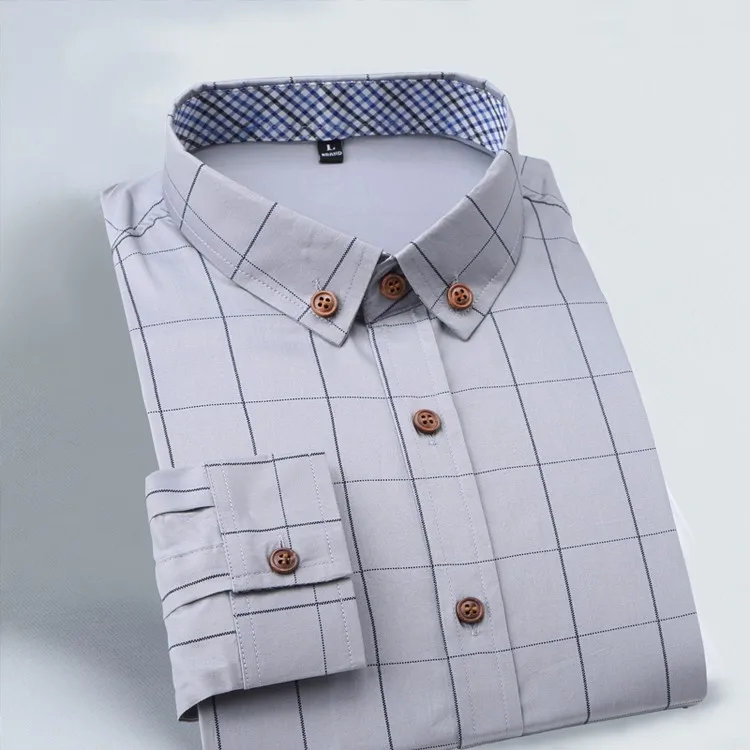 Новые весенние мужские рубашки с длинным рукавом размера плюс M-5XL, хлопковые клетчатые рубашки, мужские повседневные модные мужские рубашки, облегающие мужские рубашки в полоску