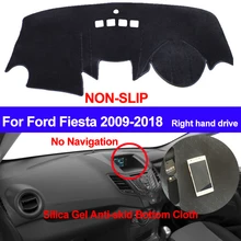 TAIJS для Ford Fiesta 2009-2011 2012 2013 тире коврик DashMat силиконовые Нескользящие солнца тени Dashboard Обложка ковров
