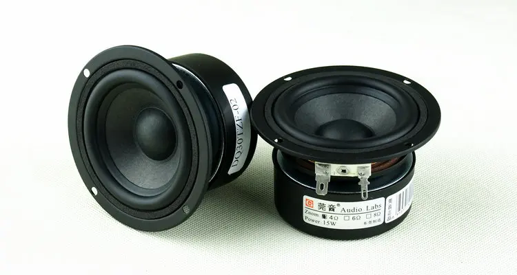 Completa de Alta Monitor de Áudio Lote Audio Labs Alto-falantes Gama Fidelidade Home Theater Conjunto Polegada Unidade Driver Subwoofer Tweeter Meio Crua 2 Pçs - 3 - Image 4