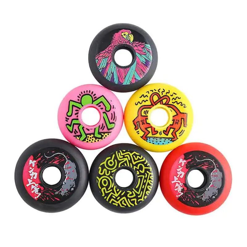 4 Pcs Quality PU Sliding Inline Skates Wheels Use for Roller Skate Scooter Skateboard Wheel 85A 83A 90A 72 76 80 MM Dropshipping 4 Pcs Quality PU Sliding Inline Skates Wheels Use for Roller Skate Scooter Skateboard Wheel 85A 83A 90A 72 76 80 MM Dropshipping