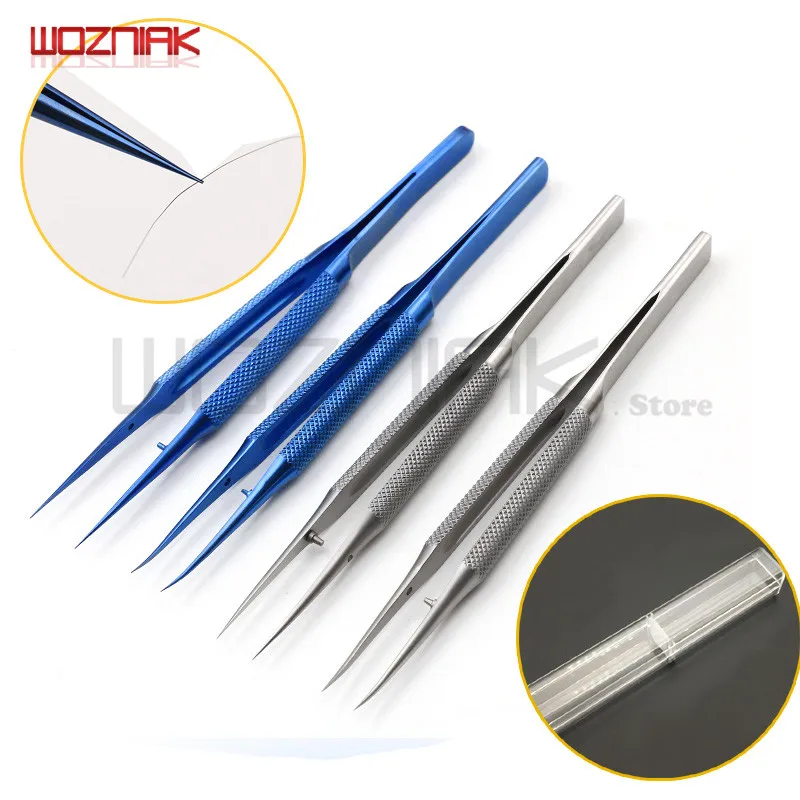 Wozniak Professional Repair Titanium Alloy Fingerprint Tweezers 0.01/0.02 mm BGA Motherboard Maintenance Nipper Wozniak Professional Repair Titanium Alloy Fingerprint Tweezers 0.01/0.02 mm BGA Motherboard Maintenance Nipper