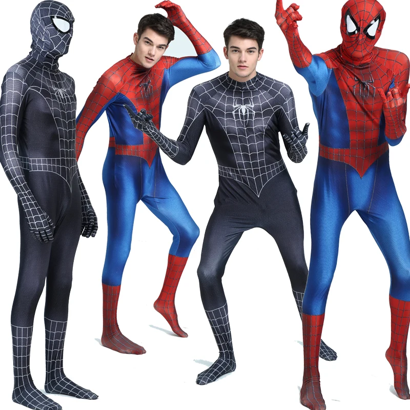 Adult Kids Spiderman Costumes Spider Man Cosplay Venom Jumpsuit Suit Spandex Zentai Bodysuit Halloween Fancy Dress Skin Tight Adult Kids Spiderman Costumes Spider Man Cosplay Venom Jumpsuit Suit Spandex Zentai Bodysuit Halloween Fancy Dress Skin Tight