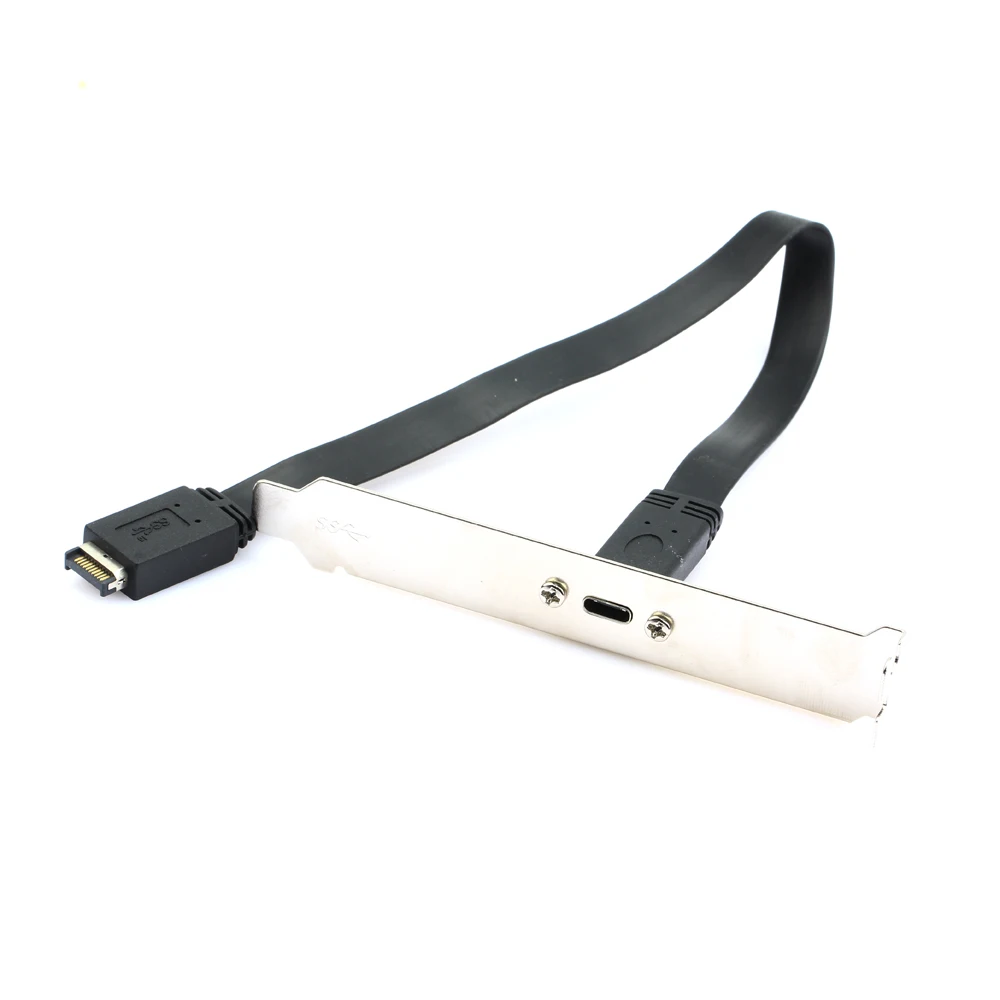 

Computer Cable USB C Jack 0.3m 0.5m USB3.1 Front Panel Connector Type-E Male to USB-C Type-C Female Extension Cable Wire Adapter