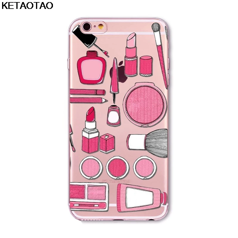 KETAOTAO новые трюки Красота телефон чехол для iPhone 4S 5C 5S 6, 6 s, 7, 8plus, XR XS Max чехол с украшением в виде кристаллов из термопластичного полиуретана(TPU) крышка чехол S - Цвет: Золотой