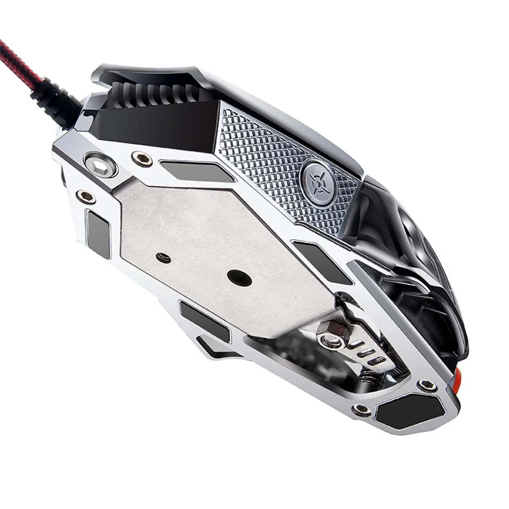 

VOBERRY For V9 2400dpi Professional 6-key Macro Programming Mouse LED Cable Machinery Backlight Game Mouse