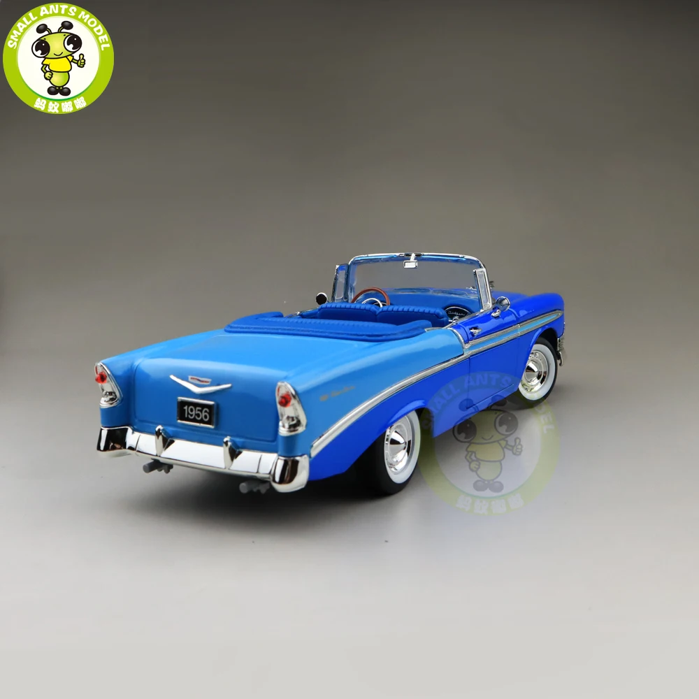 1/18 1956 Chevrolet BEL воздушная дорога подписи литой модельный автомобиль игрушки подарок для мальчиков девочек