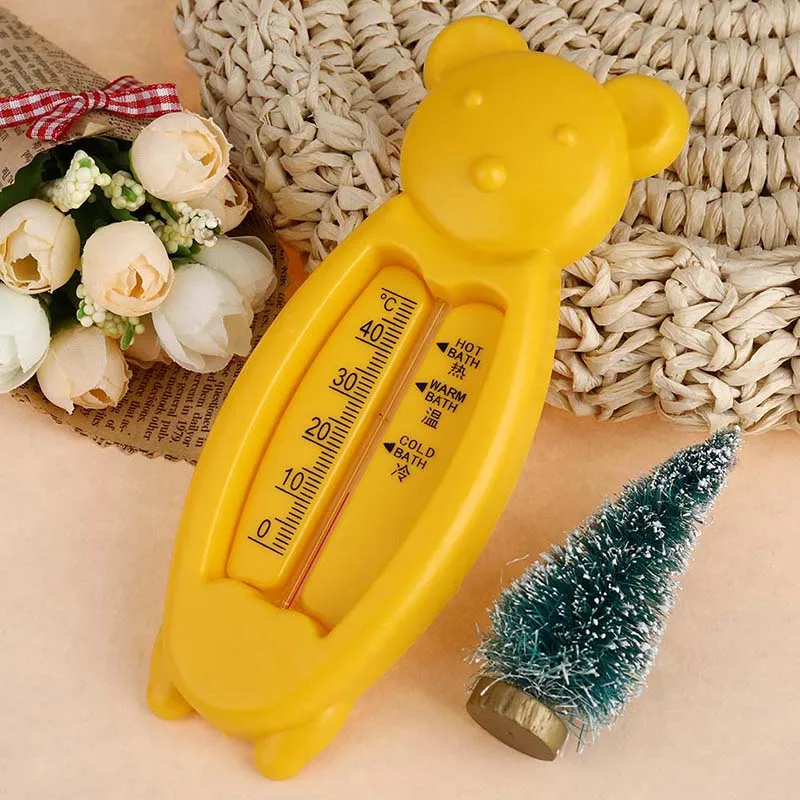 Мультфильм плавающий прекрасный медведь Детский термометр для воды дети термометр для ванны игрушка пластиковая Ванна датчик воды термометр