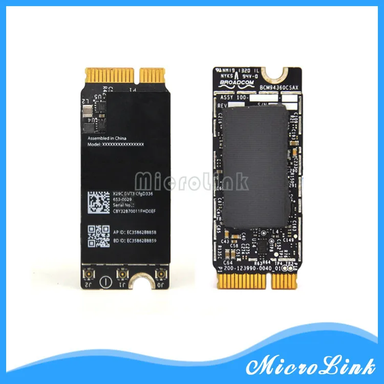 661-8143 653-0029 Wifi Bluetooth Карта Аэропорта для Macbook Pro retina 1" A1398 13" A1502 BCM94360CSAX wifi карта 2013