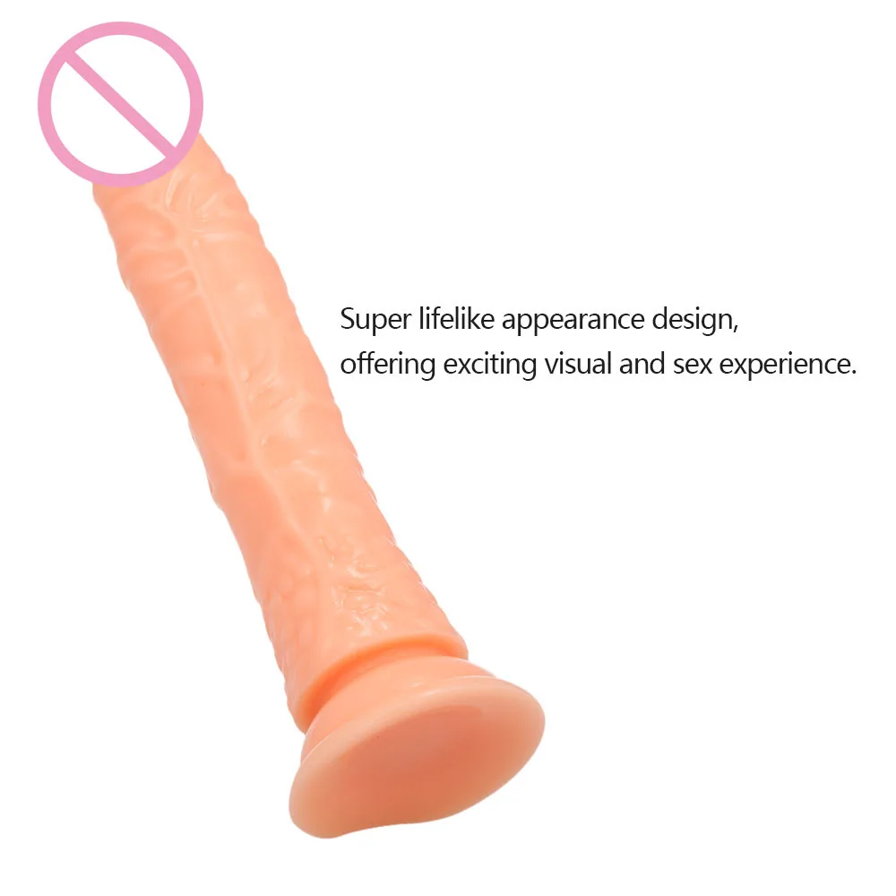 Silicone Huge Dildo Realistic Penis Dildo Vagina Anal Massager Anal Plug Sex Products for Women Lesbian With Strong Suction Cup