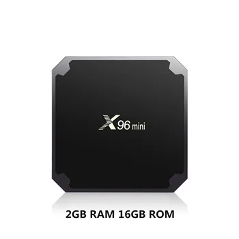 

5pcs X96mini Android 7.1 X96 mini Smart TV BOX S905W Quad Core support 2.4G Wireless WIFI media box Set-Top Box