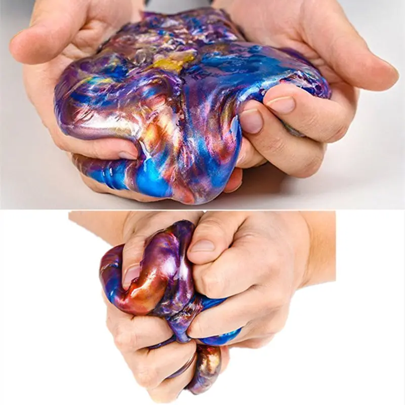 1 коробка кристалл слизь Мороженое/конфеты Слизь Замазка антистресс DIY рисовать