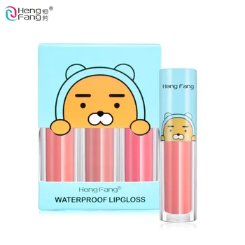 

3Pcs/Lot Long-lasting Waterproof Matte Liquid Lipstick 4 Colors Lip Gloss 2.9gx3 Beauty Makeup Brand HengFang #H7015