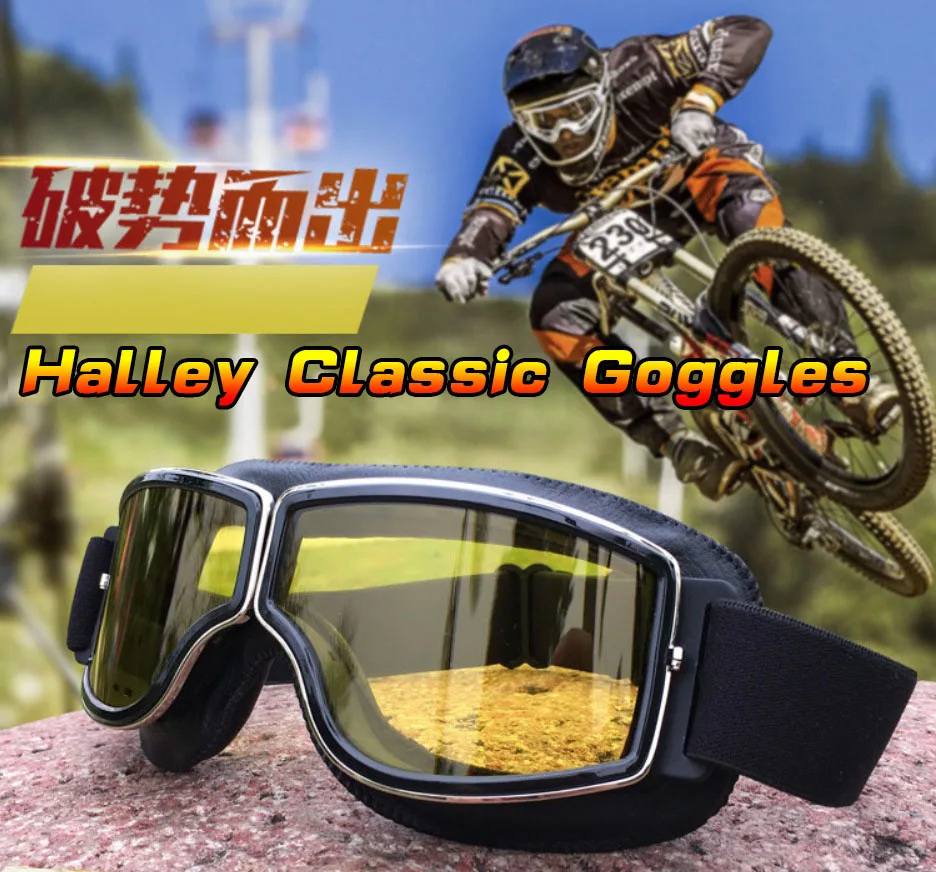 

Classic ski goggles UV400 anti-fog big ski mask glasses skiing men women snow snowboard goggles Halley