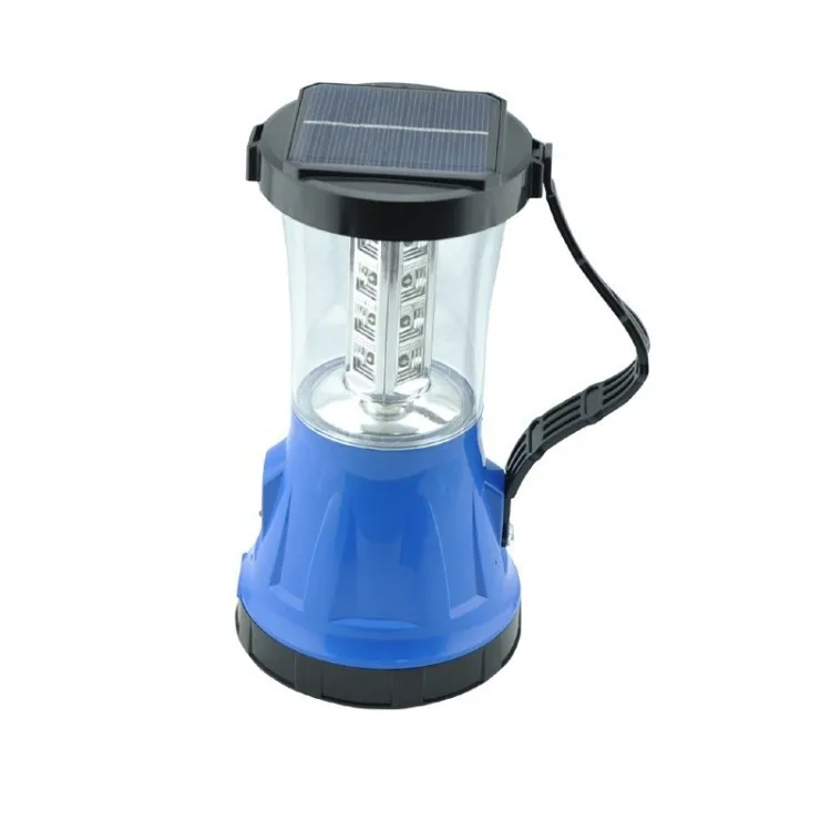 Super Bright Hand Crank Dynamo Solar 16 Led Camping Lantern Light Lamp