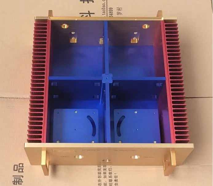 Прямой гравировкой Швейцарский Dartzeel шасси NHB-108 DIY Полный алюминиевый чехол 440 мм* 430 мм* 160 мм