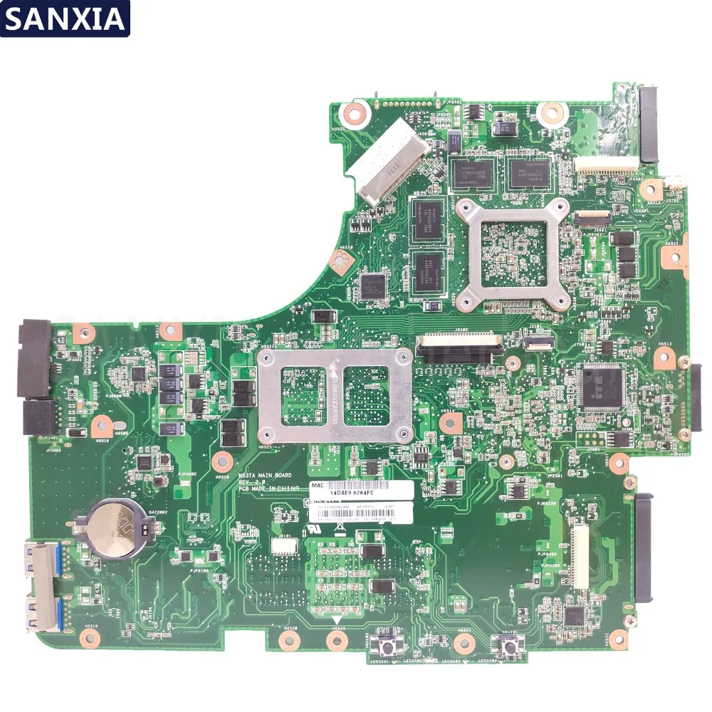 Promo  KEFU N53TA Laptop motherboard for ASUS N53TA N53TK N53T N53 original mainboard 100%Test