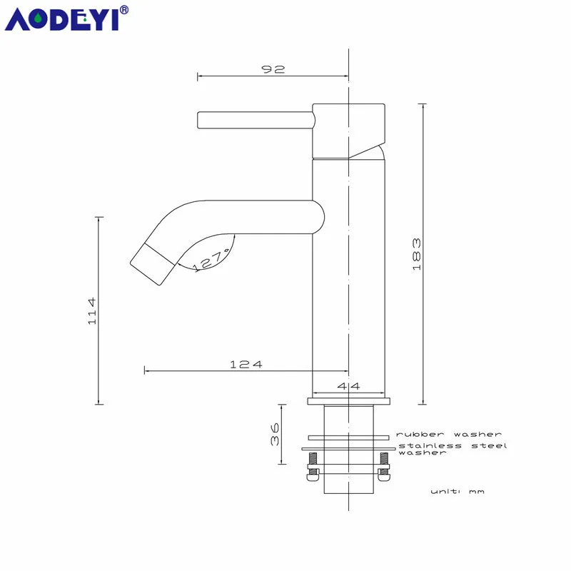 AODEY Черный кран для ванной комнаты, смеситель для раковины, кран для раковины, кран для горячей и холодной воды, Черный кран с росписью, кран для раковины, аксессуары