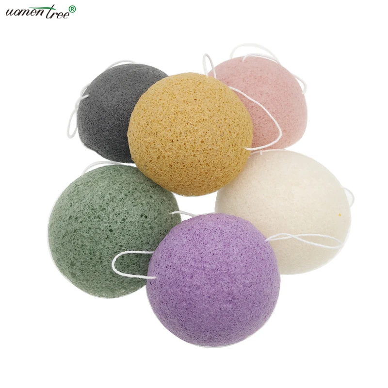 

1 Piece Face Cleansing Body Washing Dirt Makeup Remover Konnyaku Konjac Sponge Natural Plant Firber Facial Body Skin Beauty Tool