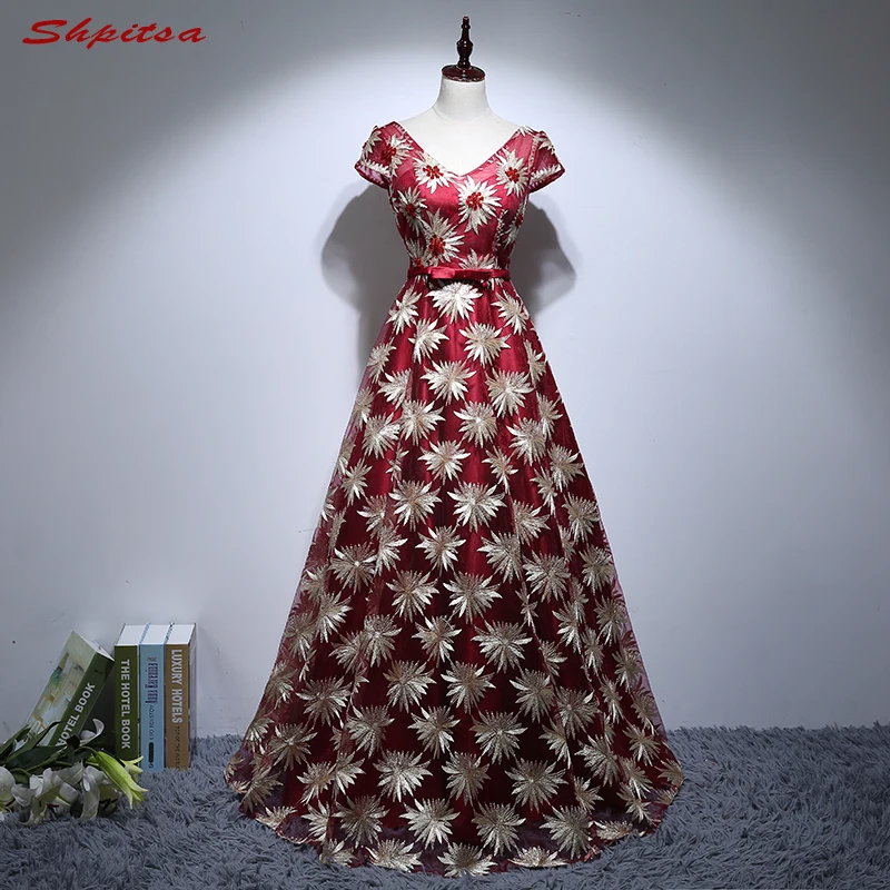 

Red Mother of the Bride Dresses for Weddings Beaded A Line Evening Gowns Groom Godmother Dresses
